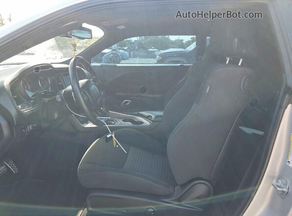 2C3CDZFJ2NH156358 2022 DODGE CHALLENGER Silver Front interior view
