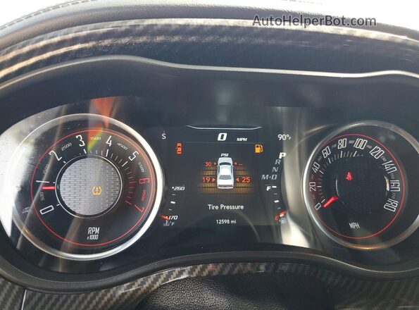 2C3CDZFJ2NH156358 2022 DODGE CHALLENGER Silver Instrument cluster view