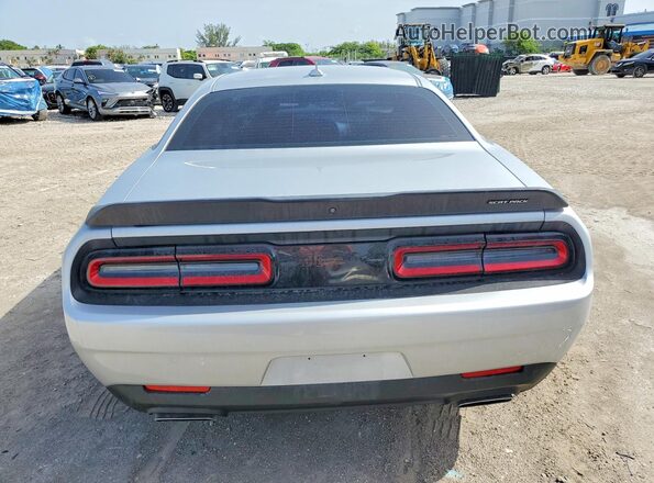 2C3CDZFJ2NH156358 2022 DODGE CHALLENGER Silver Rear view