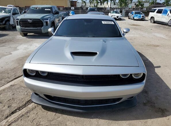 2C3CDZFJ2NH156358 2022 DODGE CHALLENGER Silver Front view