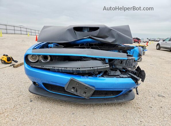 2C3CDZFJ2PH606299 2023 DODGE CHALLENGER Blue Front view