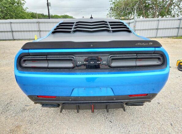 2C3CDZFJ2PH606299 2023 DODGE CHALLENGER Blue Rear view
