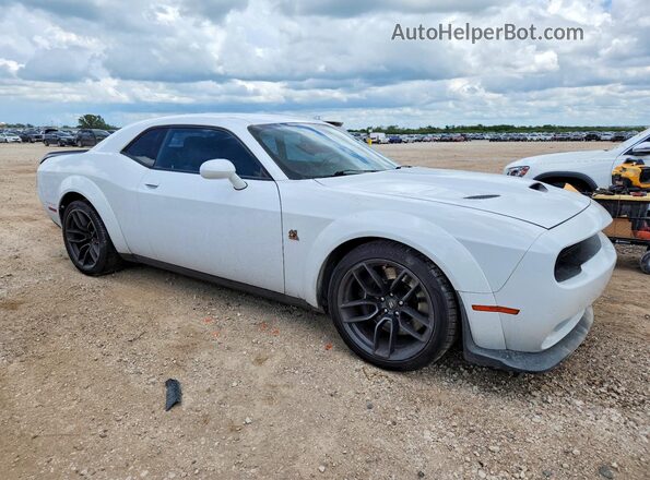 2C3CDZFJ3KH624867 2019 DODGE CHALLENGER White წინა მარჯვენა