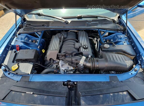 2C3CDZFJ3MH582395 2021 DODGE CHALLENGER Blue Vista interior trasera