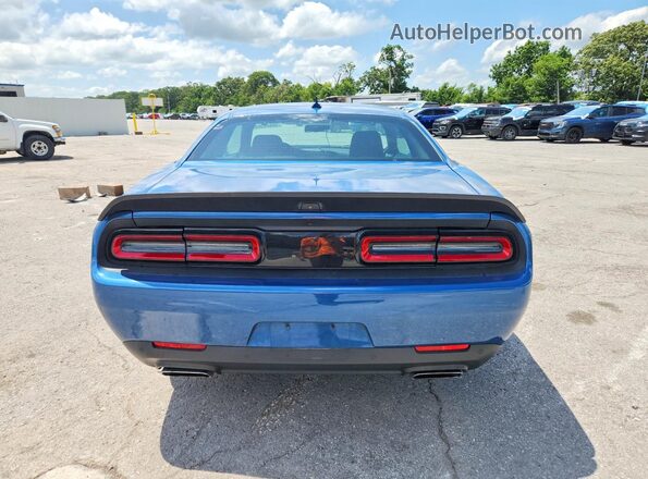 2C3CDZFJ3MH582395 2021 DODGE CHALLENGER Blue Vista trasera