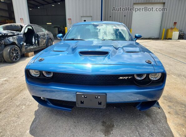 2C3CDZFJ3MH582395 2021 DODGE CHALLENGER Blue Vista frontal