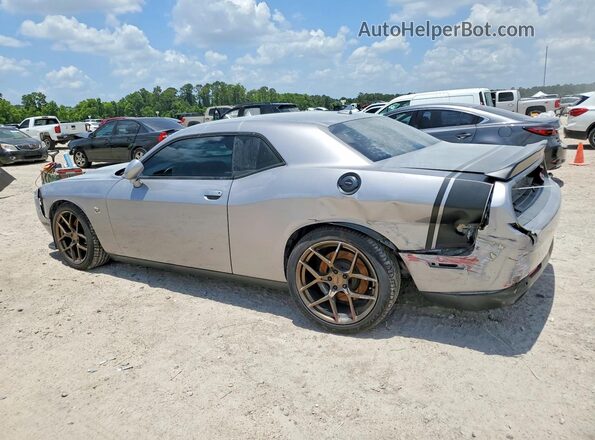 2C3CDZFJ4JH252115 2018 DODGE CHALLENGER Silver Задня ліва чверть