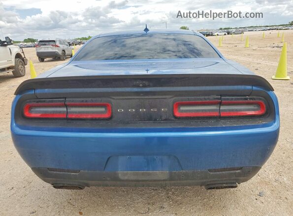 2C3CDZFJ4MH509634 2021 DODGE CHALLENGER Blue Հետևի տեսք