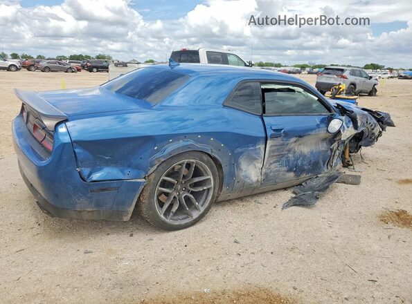 2C3CDZFJ4MH509634 2021 DODGE CHALLENGER Blue Հետևի աջ