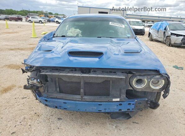 2C3CDZFJ4MH509634 2021 DODGE CHALLENGER Blue Դիմացի տեսք