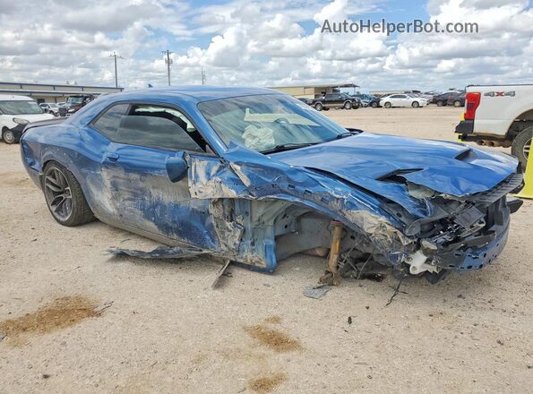 2C3CDZFJ4MH509634 2021 DODGE CHALLENGER Blue Առջևի աջ