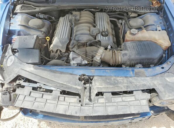 2C3CDZFJ4MH509634 2021 DODGE CHALLENGER Blue Սալոնի հետևի տեսք