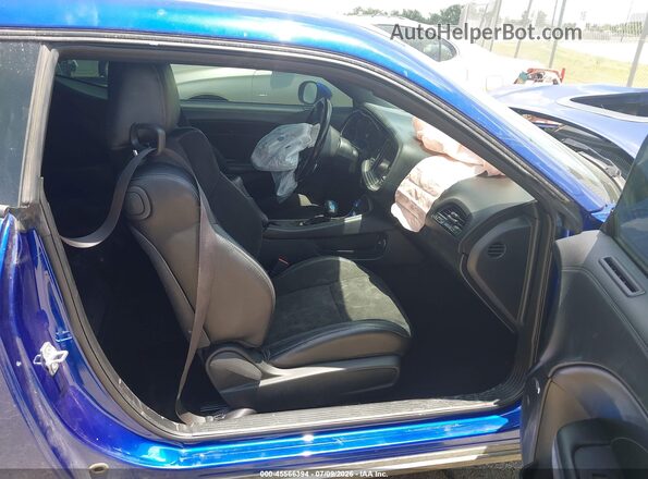 2C3CDZFJ4MH587041 2021 DODGE CHALLENGER Blue წინა სალონის ხედი