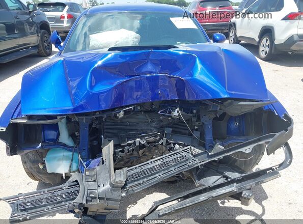 2C3CDZFJ4MH587041 2021 DODGE CHALLENGER Blue ხელსაწყოთა პანელის ხედი