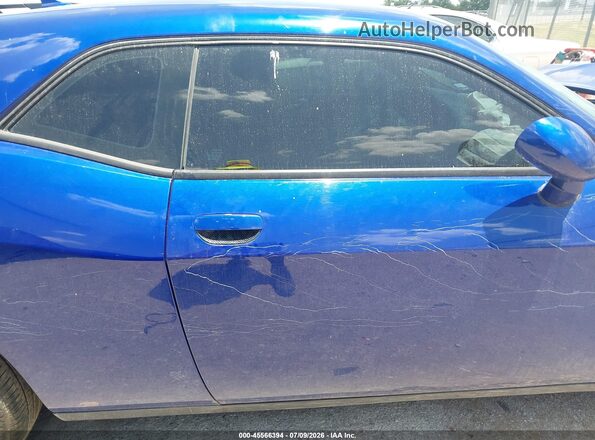 2C3CDZFJ4MH587041 2021 DODGE CHALLENGER Blue უკანა სალონის ხედი