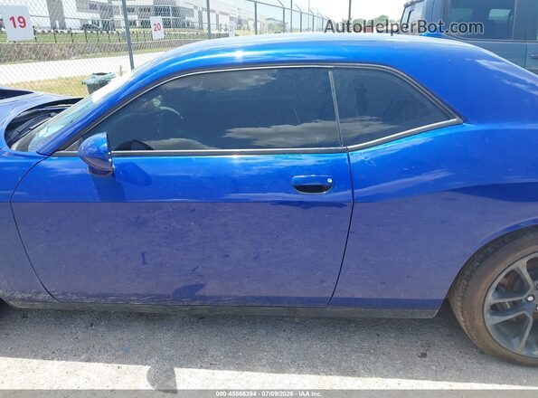 2C3CDZFJ4MH587041 2021 DODGE CHALLENGER Blue სალონის 360-გრადუსიანი ხედი