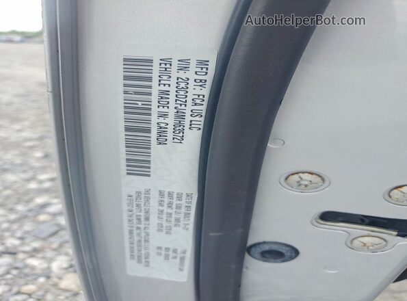 2C3CDZFJ4MH635721 2021 DODGE CHALLENGER Silver Շարժիչի բաժամունքի տեսք