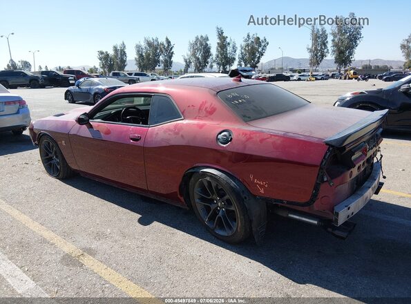 2C3CDZFJ4MH683848 2021 DODGE CHALLENGER Red უკანა მარცხენა