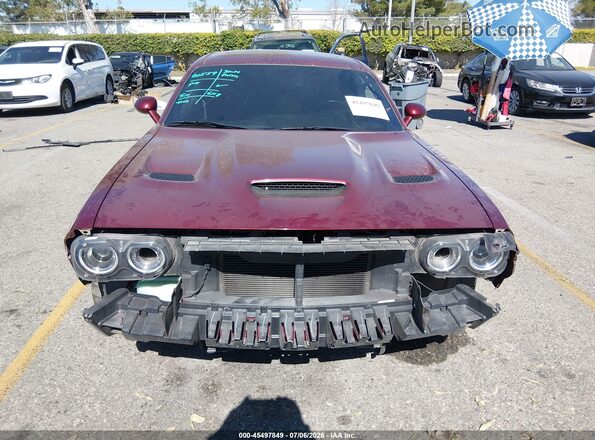 2C3CDZFJ4MH683848 2021 DODGE CHALLENGER Red უკანა სალონის ხედი