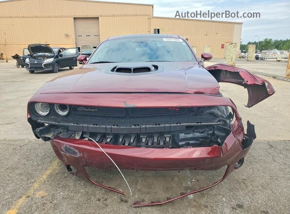 2C3CDZFJ5HH633613 2017 DODGE CHALLENGER Бордовый Вид спереди
