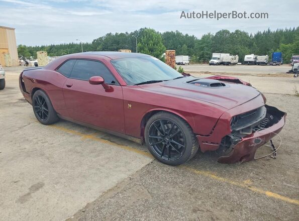 2C3CDZFJ5HH633613 2017 DODGE CHALLENGER Бордовый Передняя правая четверть