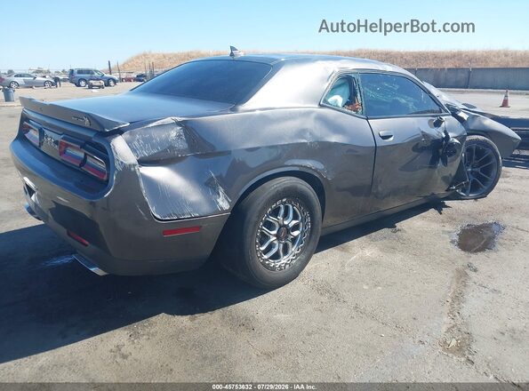 2C3CDZFJ5LH206358 2020 DODGE CHALLENGER Gray Задня права чверть