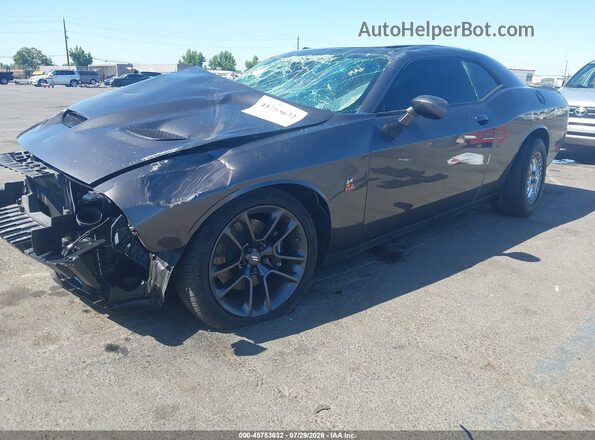 2C3CDZFJ5LH206358 2020 DODGE CHALLENGER Gray Передня ліва чверть