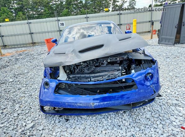 2C3CDZFJ5LH246343 2020 DODGE CHALLENGER Blue Widok z przodu