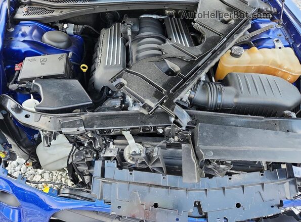 2C3CDZFJ5LH246343 2020 DODGE CHALLENGER Blue Widok wnętrza z tyłu