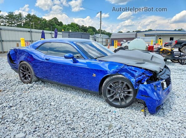 2C3CDZFJ5LH246343 2020 DODGE CHALLENGER Blue Przód prawy
