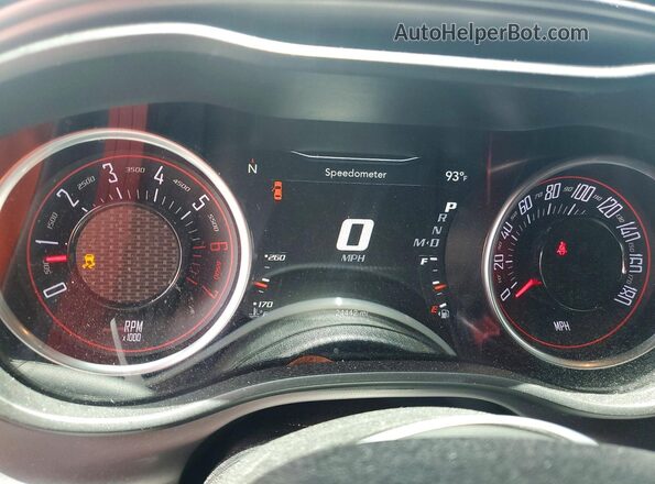 2C3CDZFJ5PH510778 2023 DODGE CHALLENGER Черный Вид щитка приборов