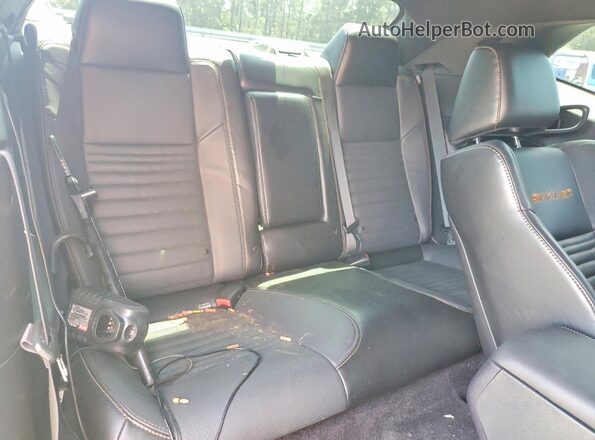 2C3CDZFJ6GH199460 2016 DODGE CHALLENGER Black Vista de los asientos traseros