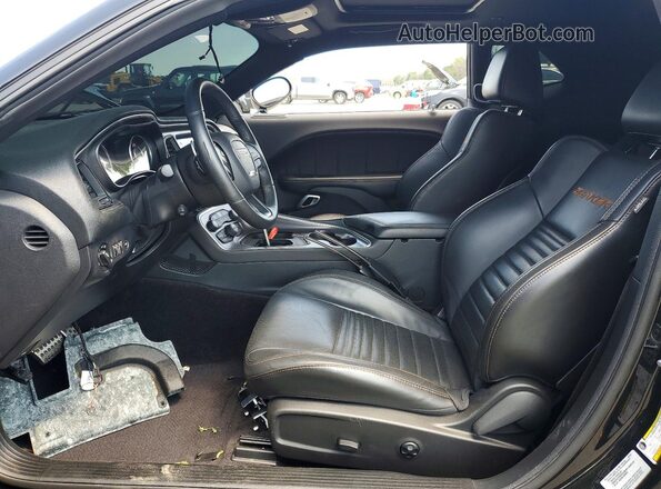 2C3CDZFJ6GH199460 2016 DODGE CHALLENGER Black Vista interior delantera