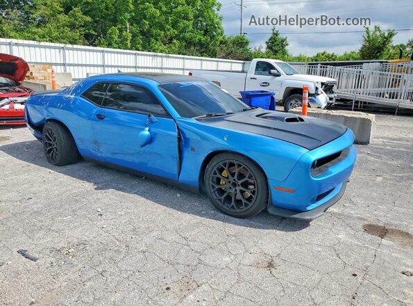 2C3CDZFJ6GH254943 2016 DODGE CHALLENGER Blue წინა მარჯვენა