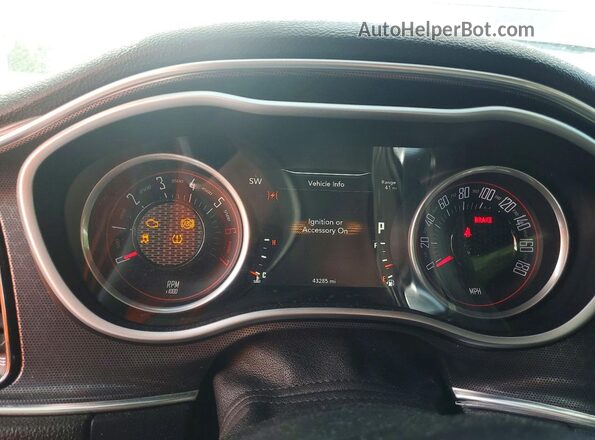 2C3CDZFJ6GH254943 2016 DODGE CHALLENGER Blue ხელსაწყოთა პანელის ხედი