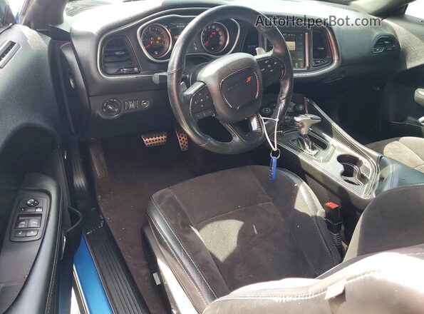 2C3CDZFJ6GH254943 2016 DODGE CHALLENGER Blue წინა პანელის ხედი