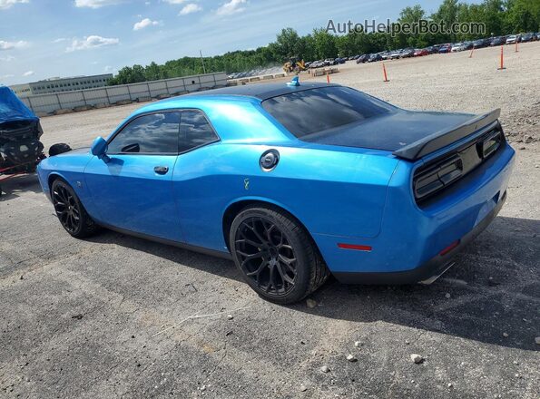 2C3CDZFJ6GH254943 2016 DODGE CHALLENGER Blue უკანა მარცხენა