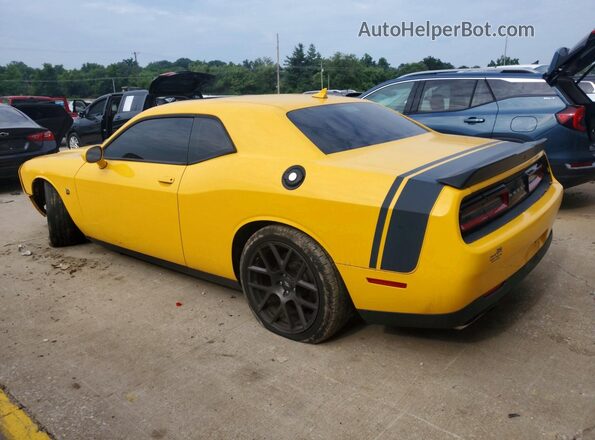 2C3CDZFJ6HH507941 2017 DODGE CHALLENGER Yellow Rear left