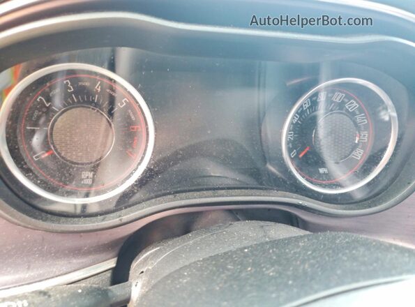 2C3CDZFJ6HH507941 2017 DODGE CHALLENGER Yellow Instrument cluster view