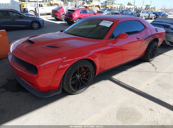 2C3CDZFJ6LH156442 2020 DODGE CHALLENGER Red Передня ліва чверть