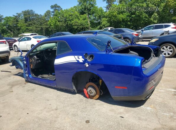 2C3CDZFJ6MH526760 2021 DODGE CHALLENGER Blue Հետևի ձախ