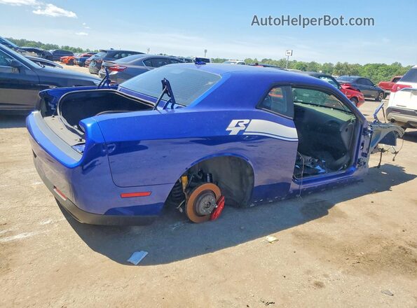 2C3CDZFJ6MH526760 2021 DODGE CHALLENGER Blue Հետևի աջ