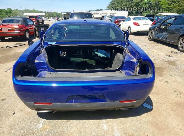 2C3CDZFJ6MH526760 2021 DODGE CHALLENGER Blue Հետևի տեսք