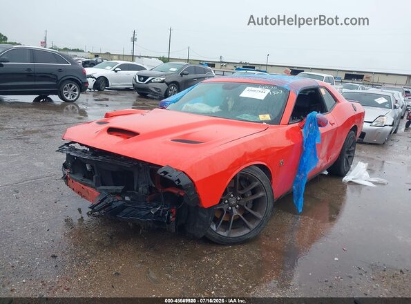 2C3CDZFJ6PH621503 2023 DODGE CHALLENGER Orange Передня ліва чверть