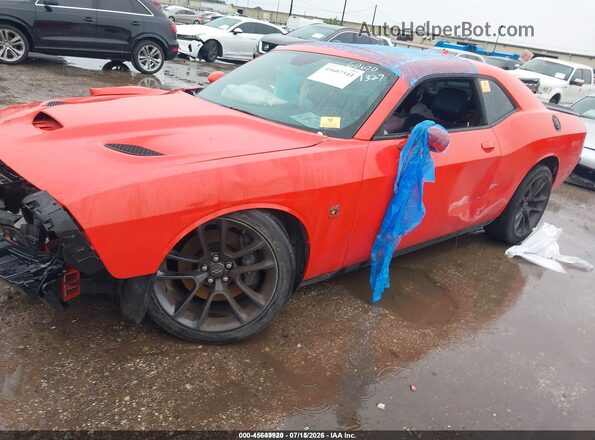 2C3CDZFJ6PH621503 2023 DODGE CHALLENGER Orange Вид задньої частини салону
