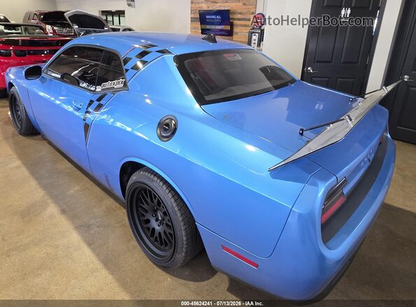 2C3CDZFJ7GH172302 2016 DODGE CHALLENGER Blue Задня ліва чверть