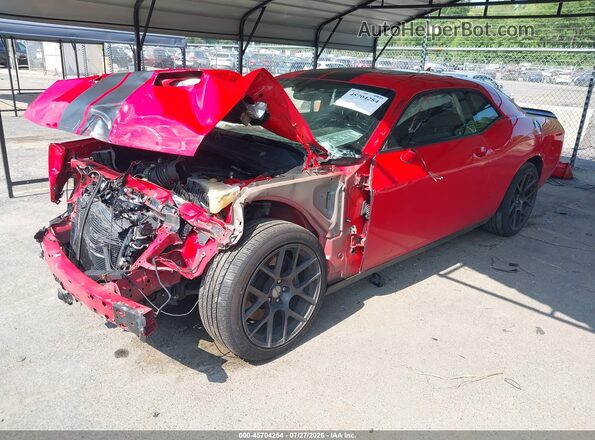 2C3CDZFJ7GH288728 2016 DODGE CHALLENGER Красный Передняя левая четверть
