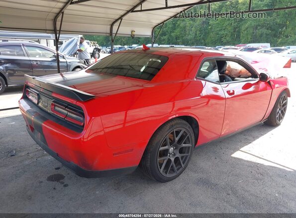 2C3CDZFJ7GH288728 2016 DODGE CHALLENGER Красный Задняя правая четверть