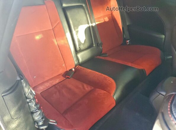 2C3CDZFJ7HH578470 2017 DODGE CHALLENGER Black Rear seats view