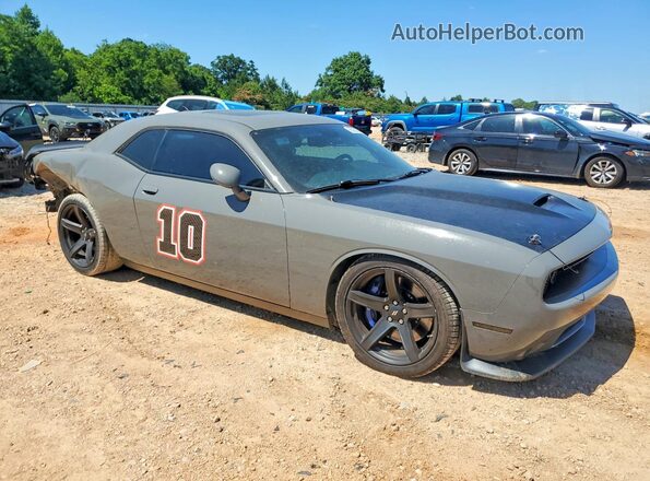 2C3CDZFJ7JH154647 2018 DODGE CHALLENGER Gray Առջևի աջ